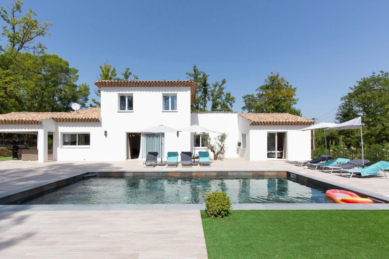Superbe Villa Seillans La Grande Bastide Avec Piscine, Jardin, Climatisation Et Salle De Sport Exterior foto