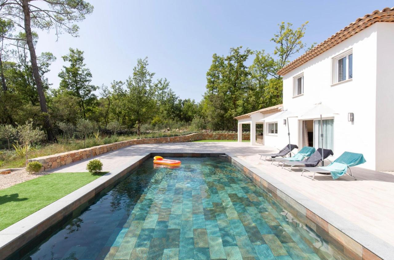 Superbe Villa Seillans La Grande Bastide Avec Piscine, Jardin, Climatisation Et Salle De Sport Exterior foto
