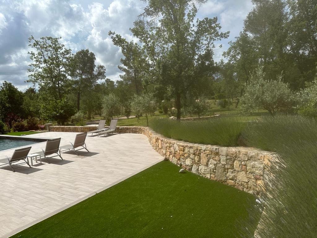Superbe Villa Seillans La Grande Bastide Avec Piscine, Jardin, Climatisation Et Salle De Sport Exterior foto